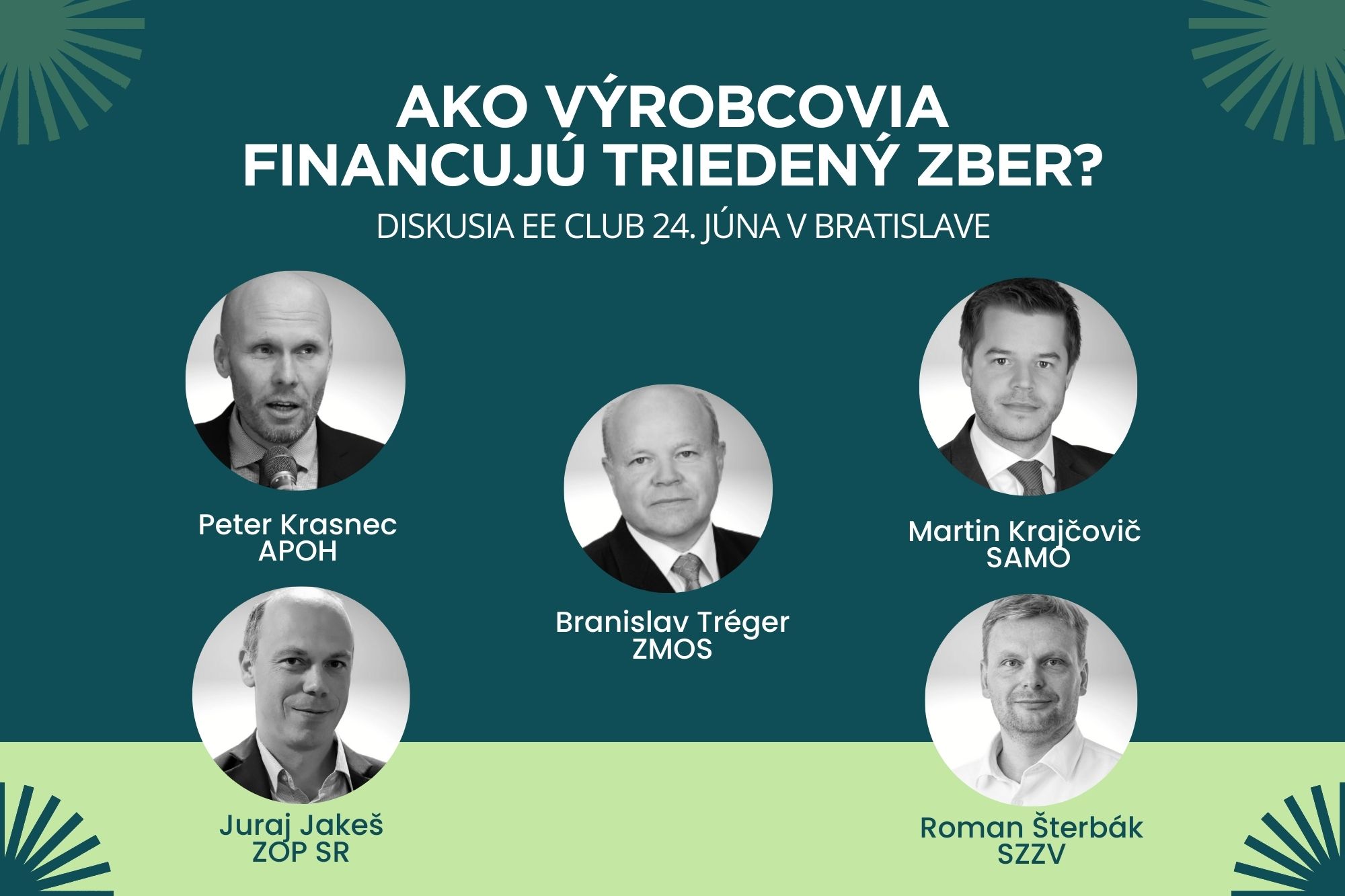 EE Club: Ako výrobcovia financujú triedený zber (Pozvánka na diskusiu)